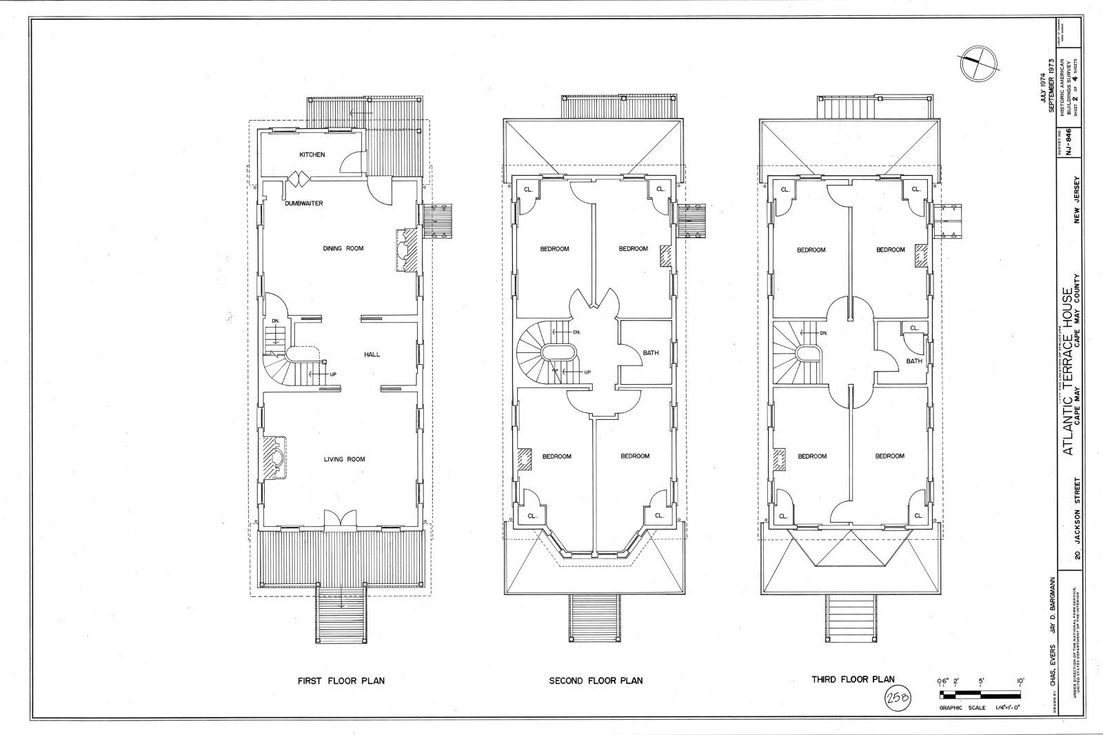 Victorian townhouse architectural drawings, traditional front porch, 8 bedrooms