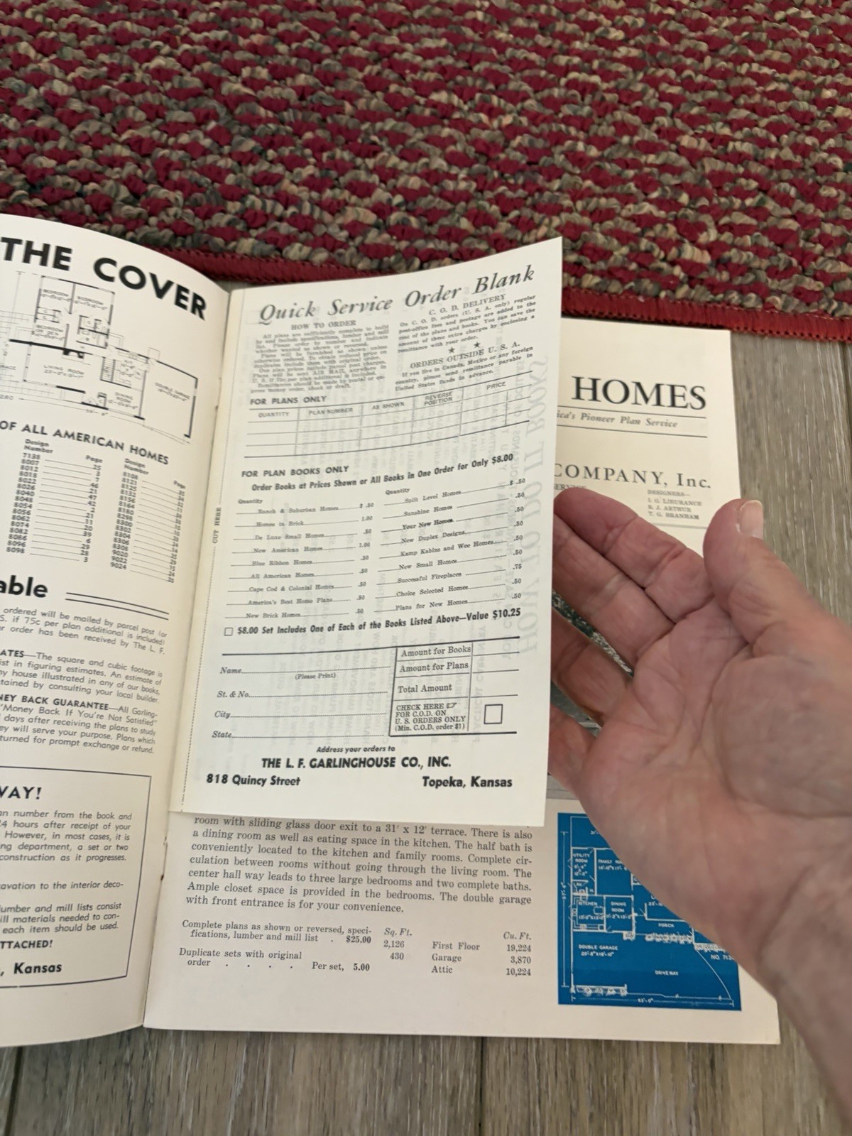 MCM Mid-Century Homes Designs 1960/70s Catalog Garlinghouse 48 Pages House Plans