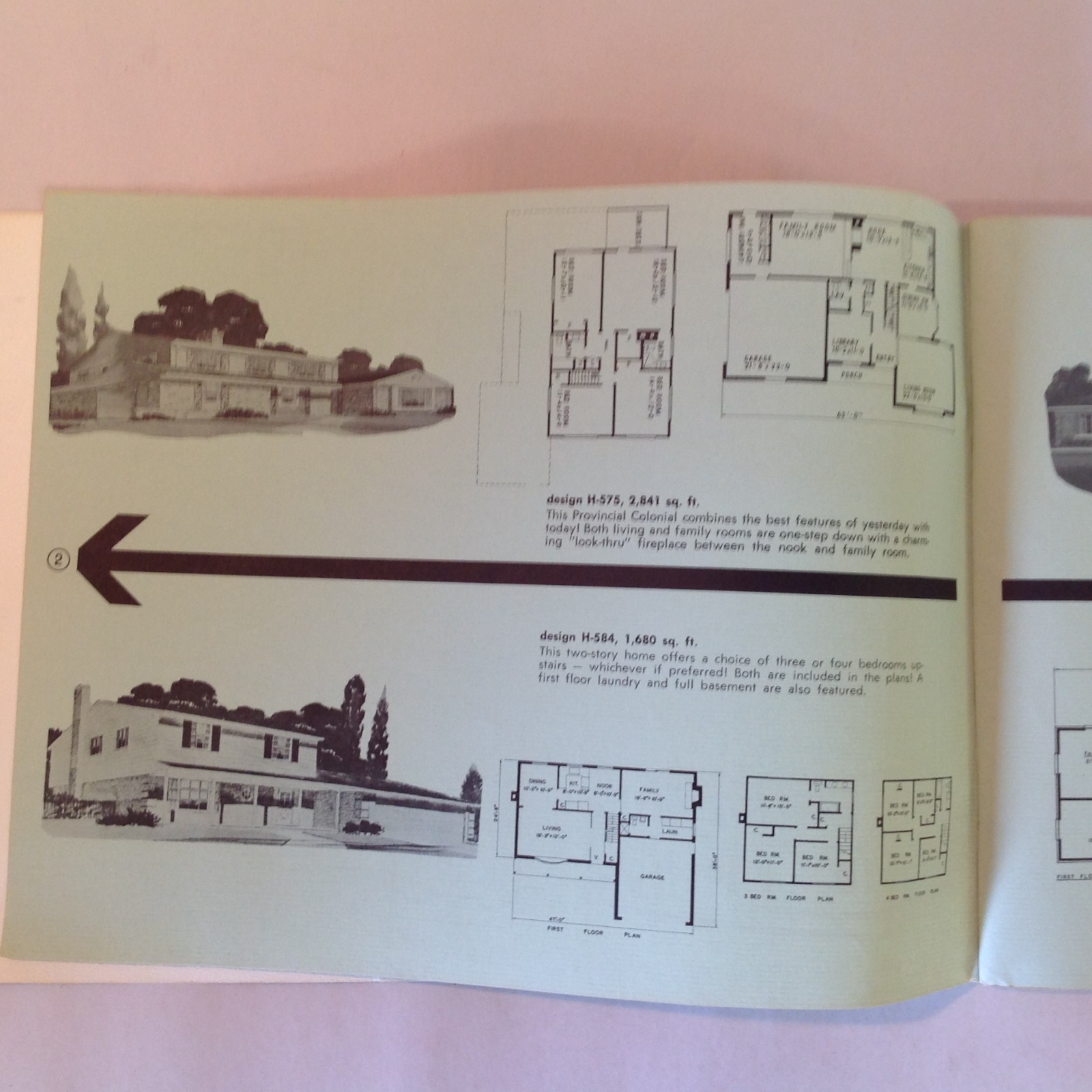 Vintage 1950’s-60’s The Detroit News Parade of Homes 92 Home Designs Booklet MI