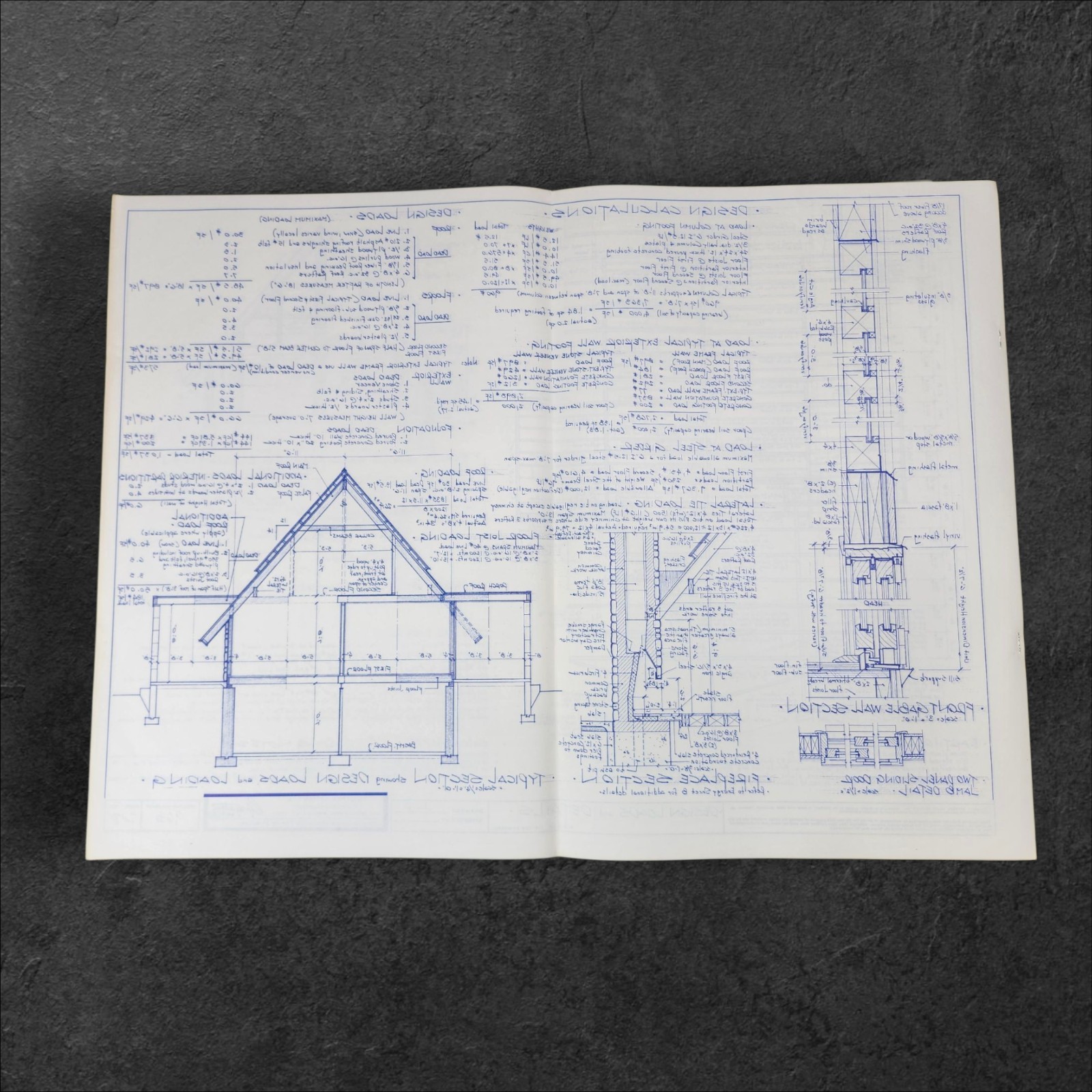 Vintage 1979 Matern Design 965 Blueprints 11-Page Solar Energy Edition Rare