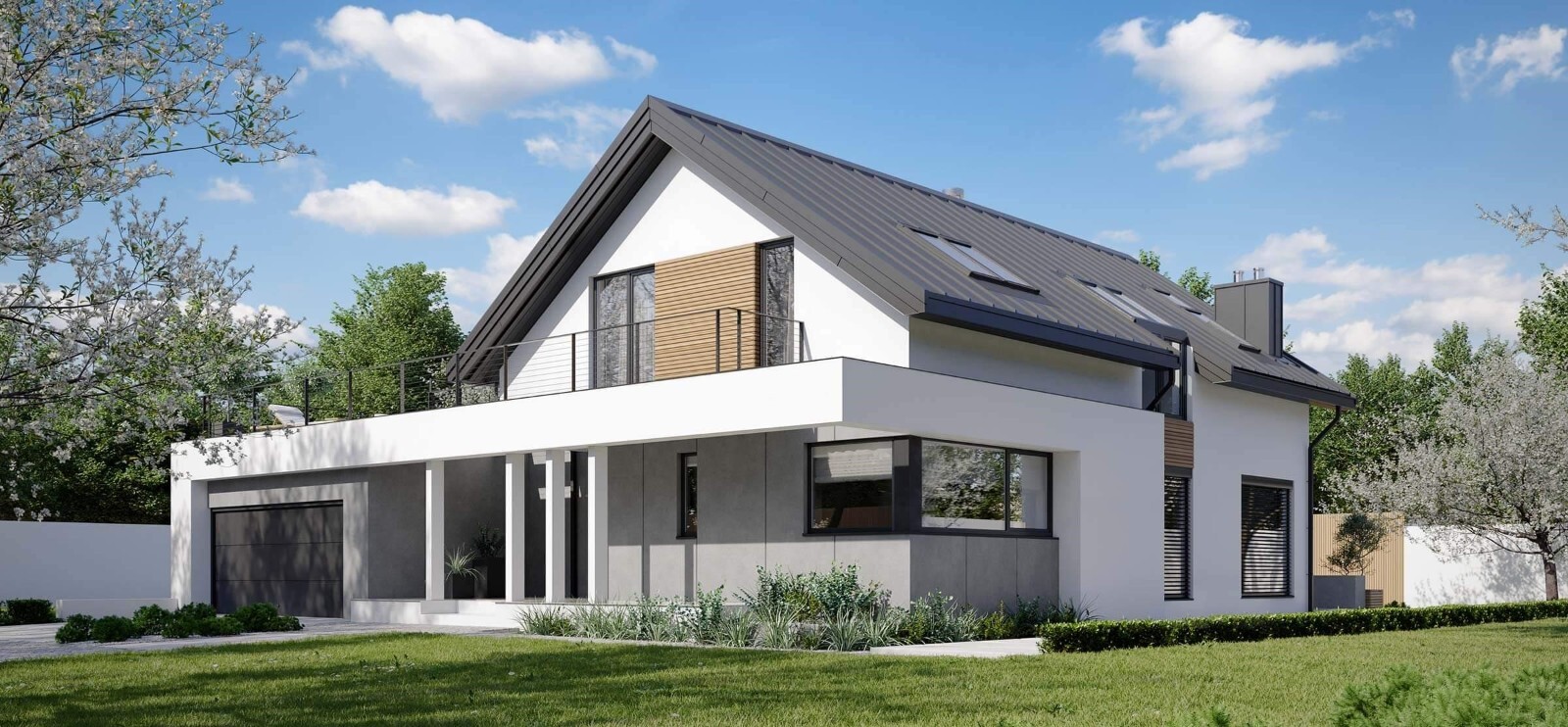 Modern House Plan, American Style House, Barndominium House, Farm House- MANİSA