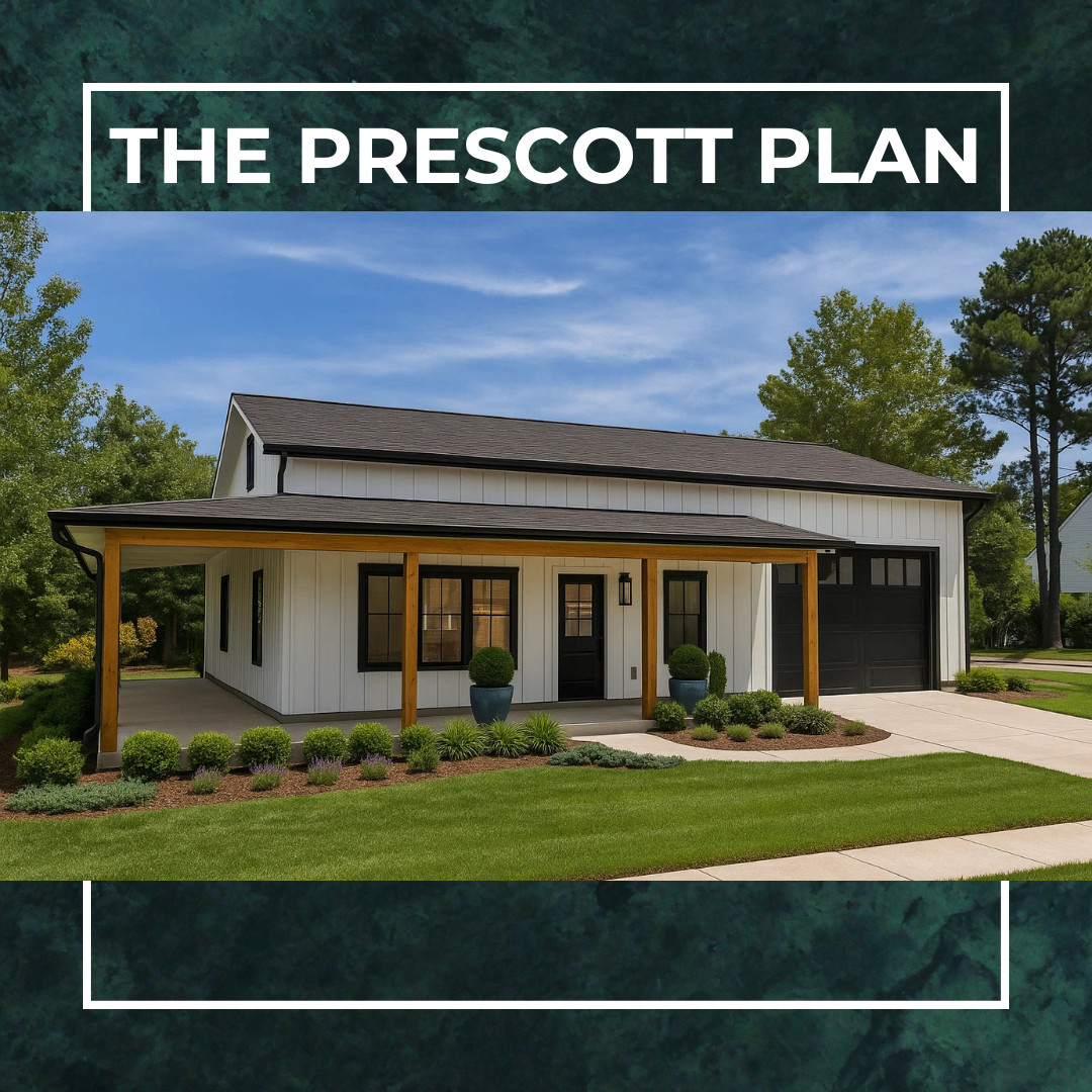 Barndominium House Plan – 2 Bed 1 Bath Garage 883 SF – Drawings Blueprints