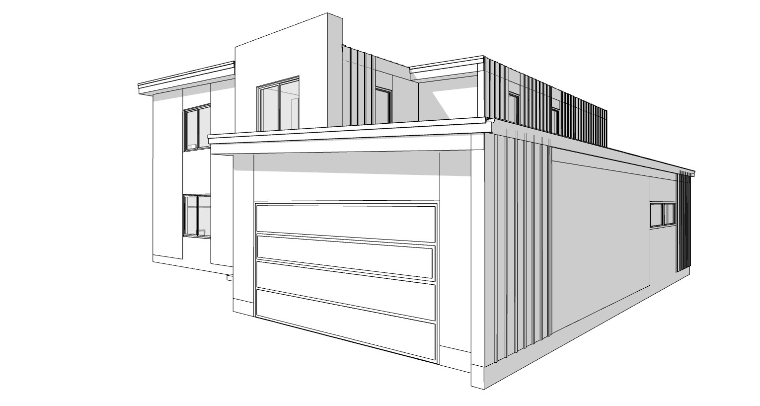 60’x60′ 3 Beds, 3.5 Baths Hi-tech Style Architectural Build Plans PDF.