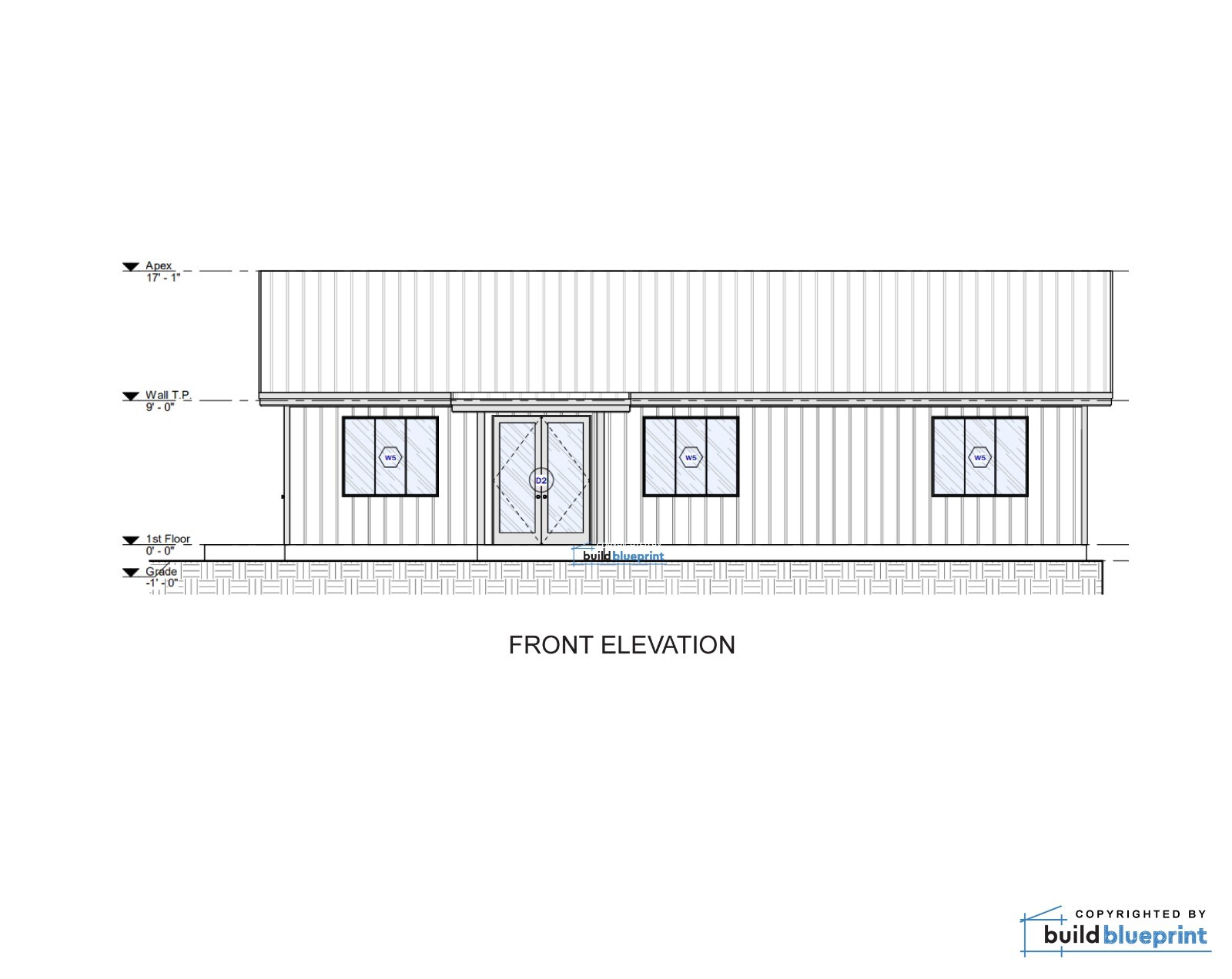 40×50 Lean Modern Cottage Custom Architectural Plans 2000SF – PDF Download