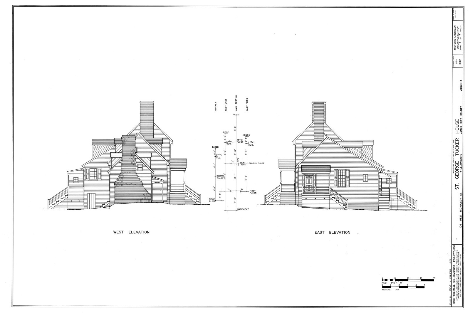 Authentic Colonial Williamsburg Home, wood farmhouse, architectural plan set