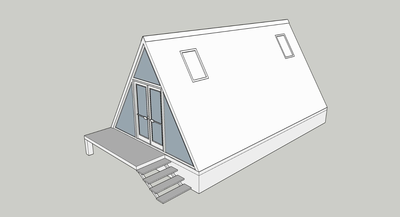 Custom Small Cabin House Plan With 3D images And PDF For Blueprint Plans