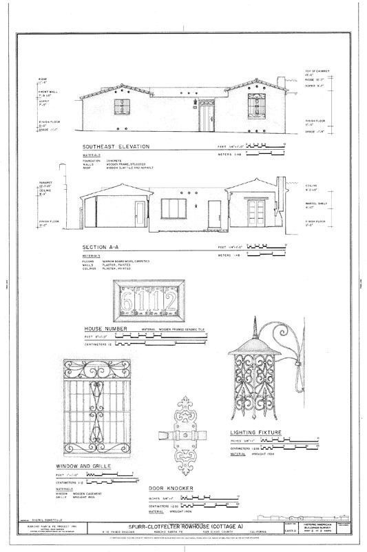 6 beautiful Southwest style home plans from the 1920s by Architect Lillian Rice