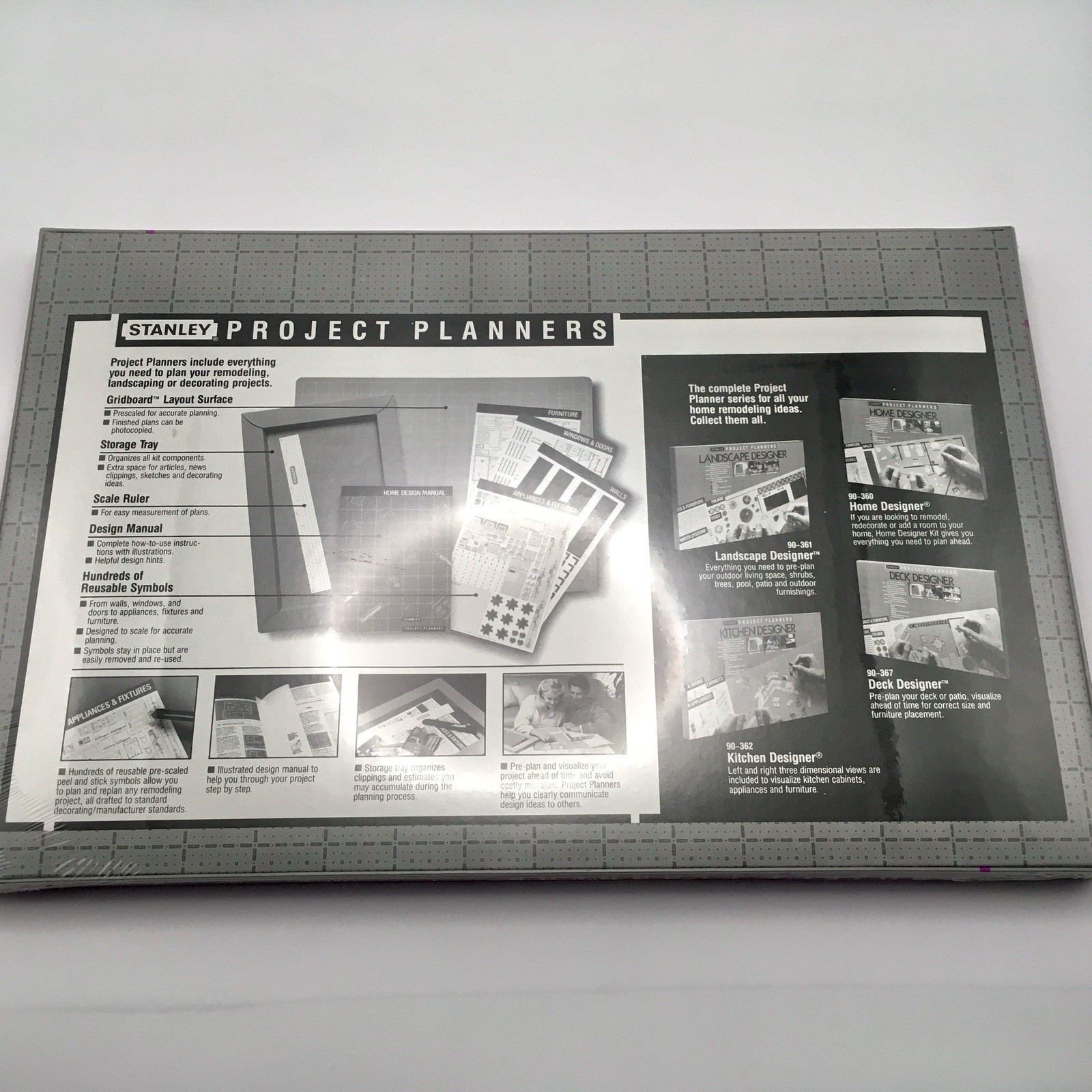 New & Sealed VTG Stanley Project Planner – Deck Designer & Kitchen Designer Pair