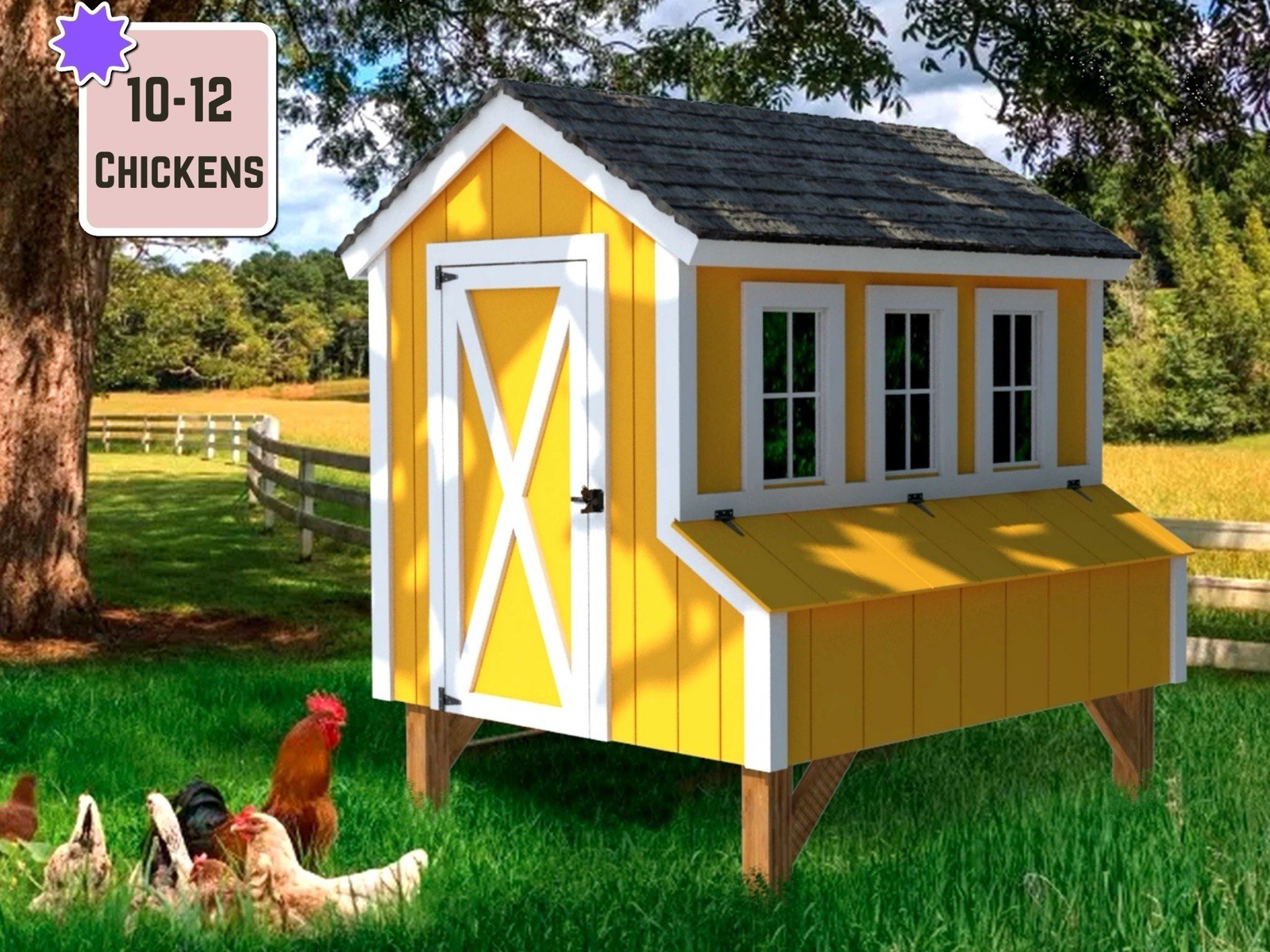 Chicken Coop Building Plans| Digital Download| Diy Chicken Coop | Instant