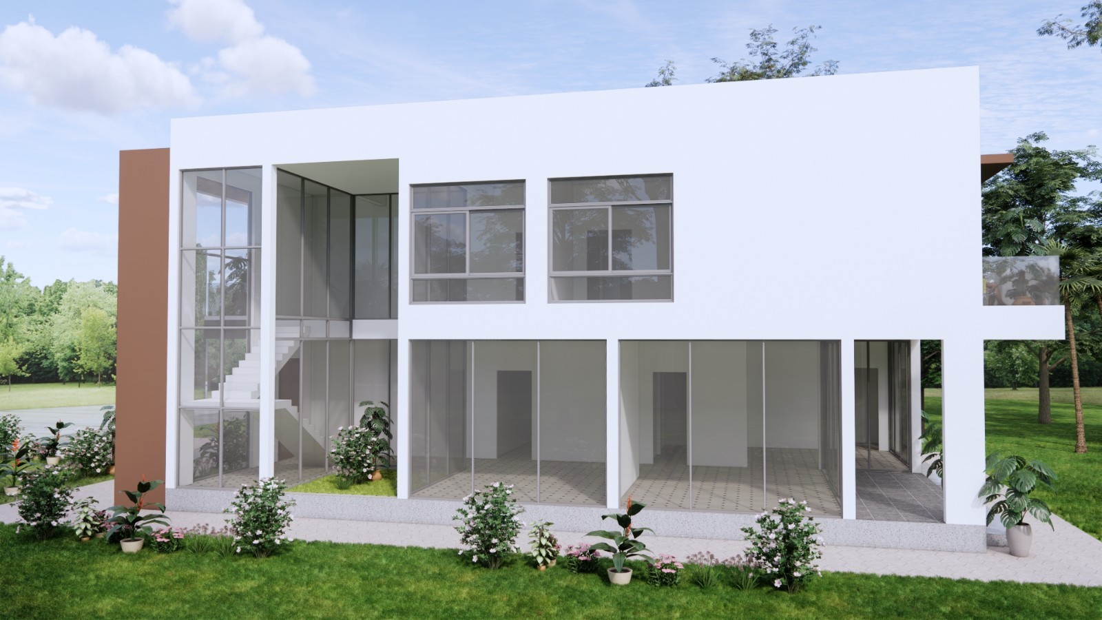 36×49 Feet House Plan 11×15 Meter 5 Bed 7 Bath Slab Roof CAD, PDF, &A4 Hard Copy