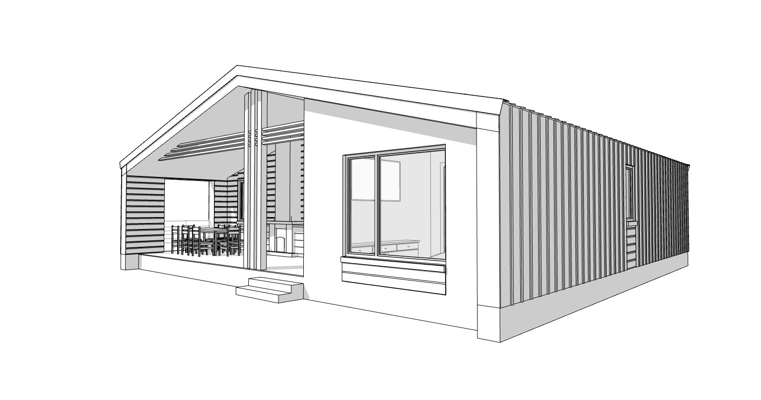 41’x41’ 3 Beds, 1.5 Baths Charming Barnhouse Architectural Plans PDF Download.