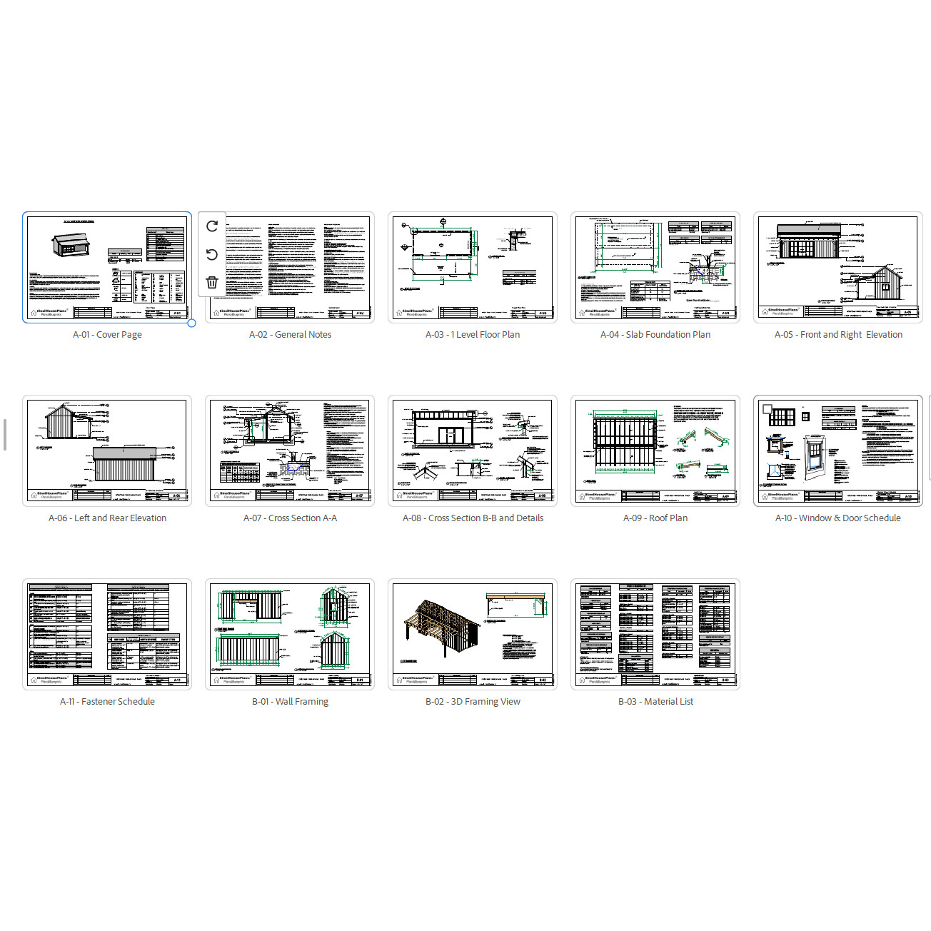 16’x24’ Shed Plan with a Covered Patio-Backyard Guest House designs