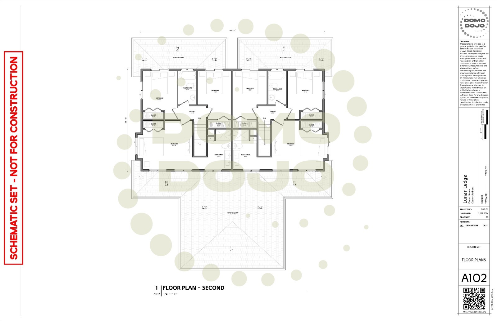 Lunar Ledge Duplex Plans – PDF Downloadable Blueprint