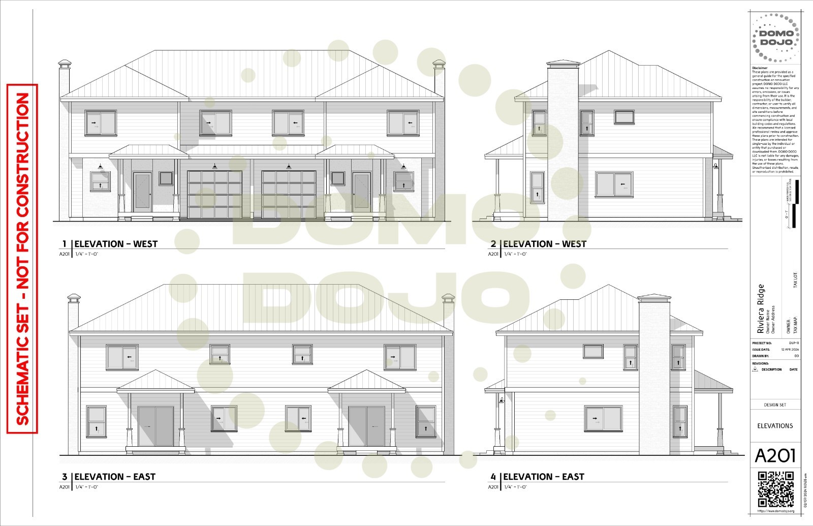 Riviera Ridge Duplex Plans – PDF Downloadable Blueprint