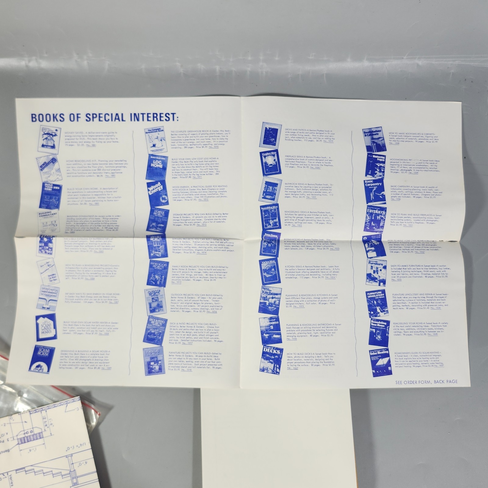 National Plan Service DIY Build Yourself Design 6 Blueprint Lot Home Improvement