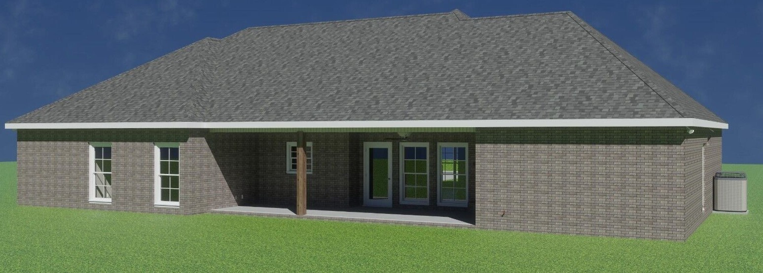 2300 sq.ft., 4 Bedroom, 3 Bath, 2-car garage – Craftsman Home / House Plan