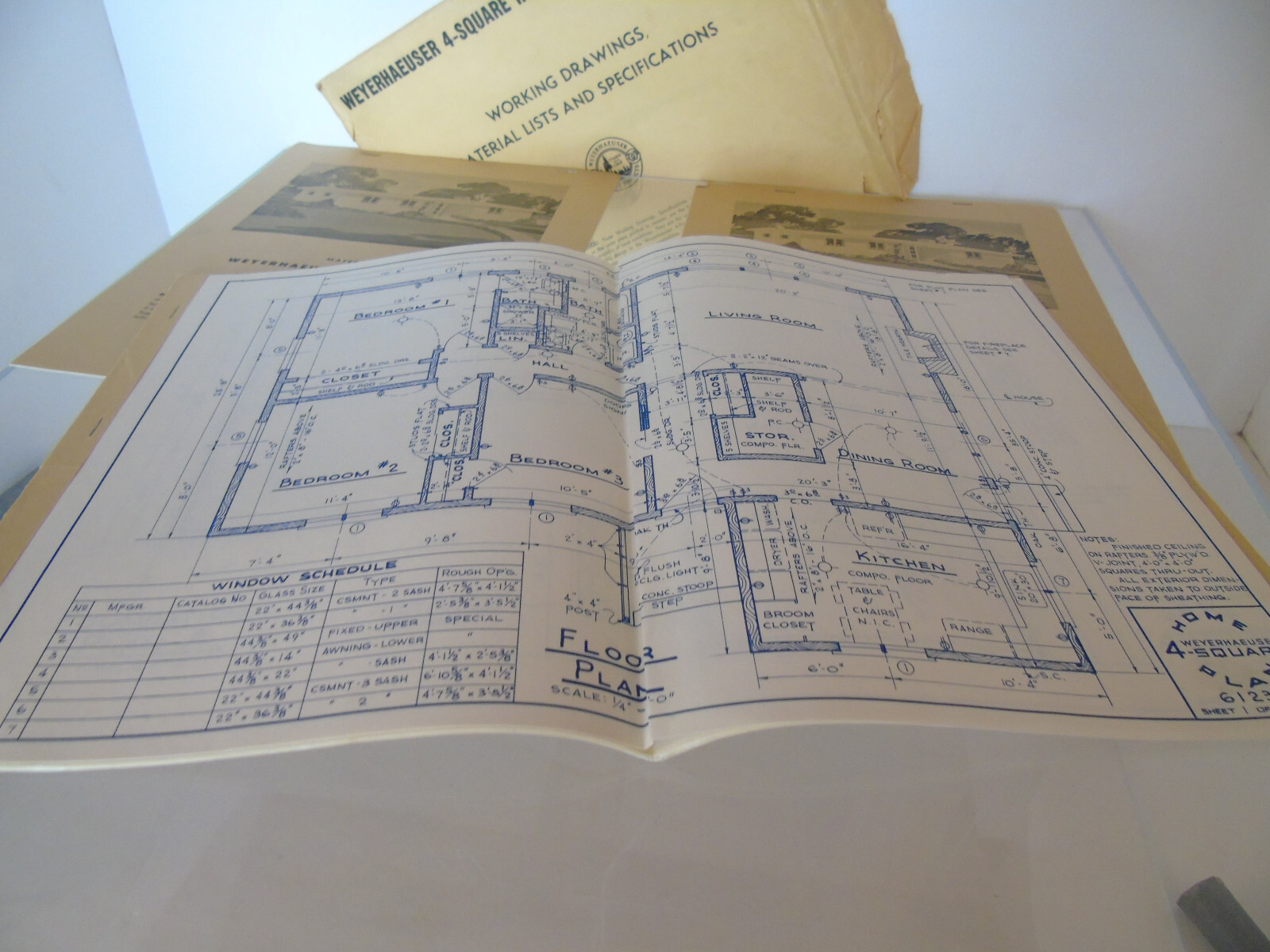 MCM SMALL RANCH HOUSE PLANS, BLUEPRINTS, DRAWINGS, MATERIAL LIST AND MORE