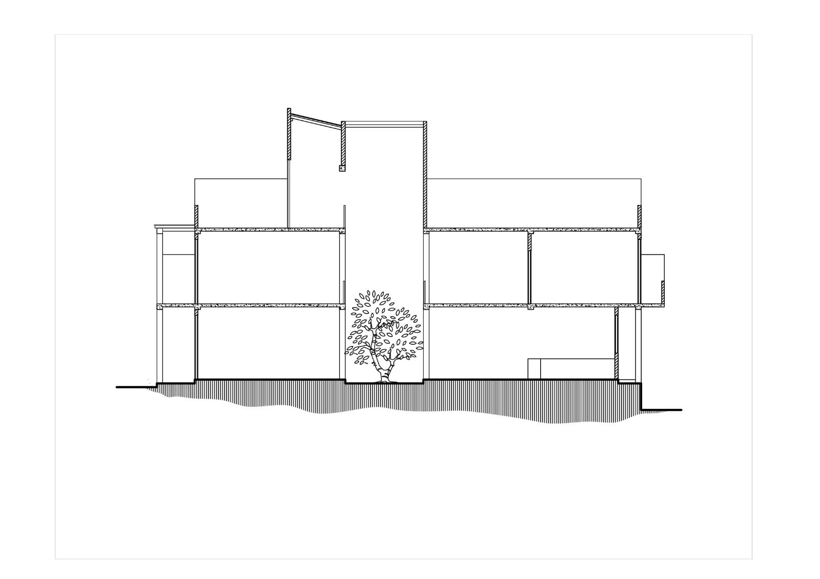 Modern House Plan Box Type 3D images DWG CAD File And PDF For Blueprint Plans