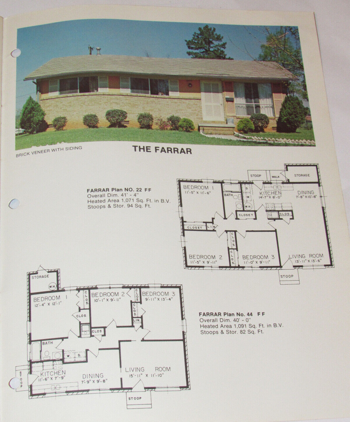 VTG 1979 ‘COMPACT HOMES’ 800-1250 SQ FEET PLANS CATALOG OF HOUSE PLANS! LAYOUTS!
