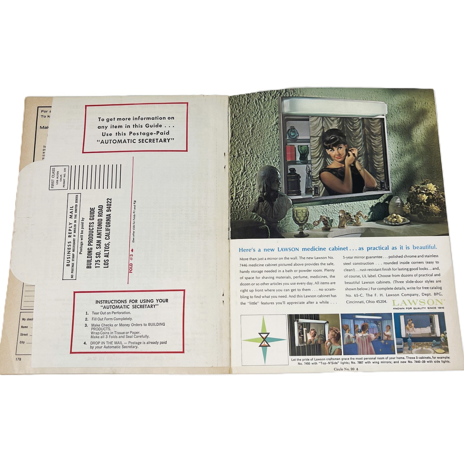 1965 Vintage MCM BUILDING and REMODELING Interior Design Product Catalog