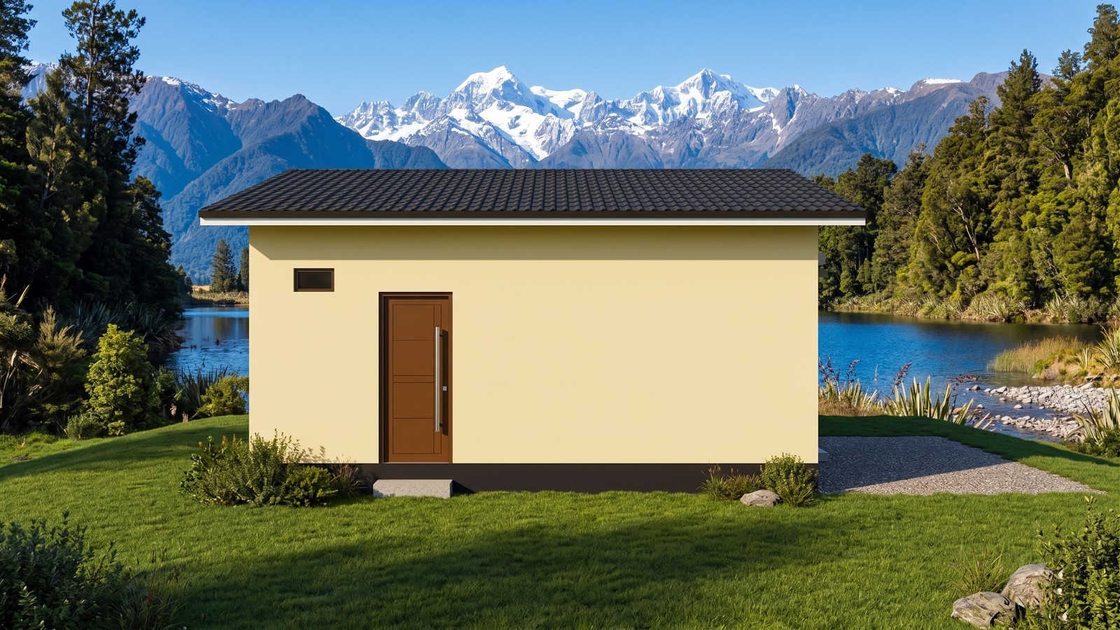 20×26 Ft Tiny House Design (6x7m) 2 Bed 1 Bath | 8.5×11 Printed & Shipped Plan