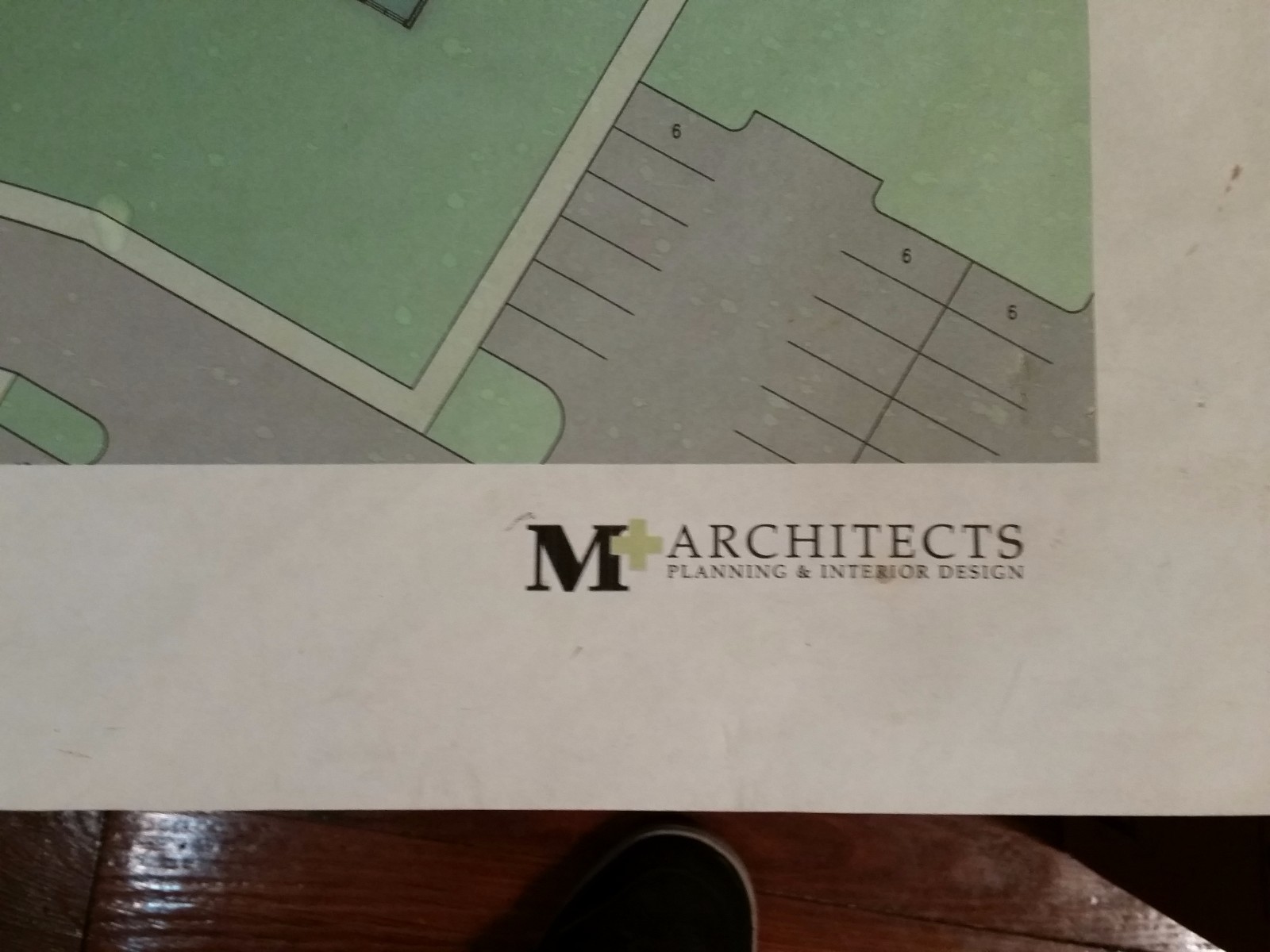 23″ X 35″ Architects Floorplan for the NORM WAITT SR YMCA in SIOUX CITY IOWA