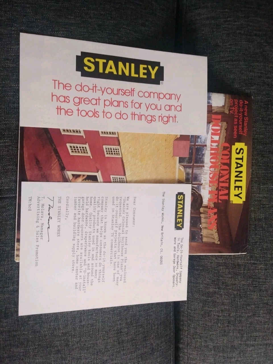 Vintage 1978 Colonial Dollar House Layout Plans By Stanley, “As See On TV”