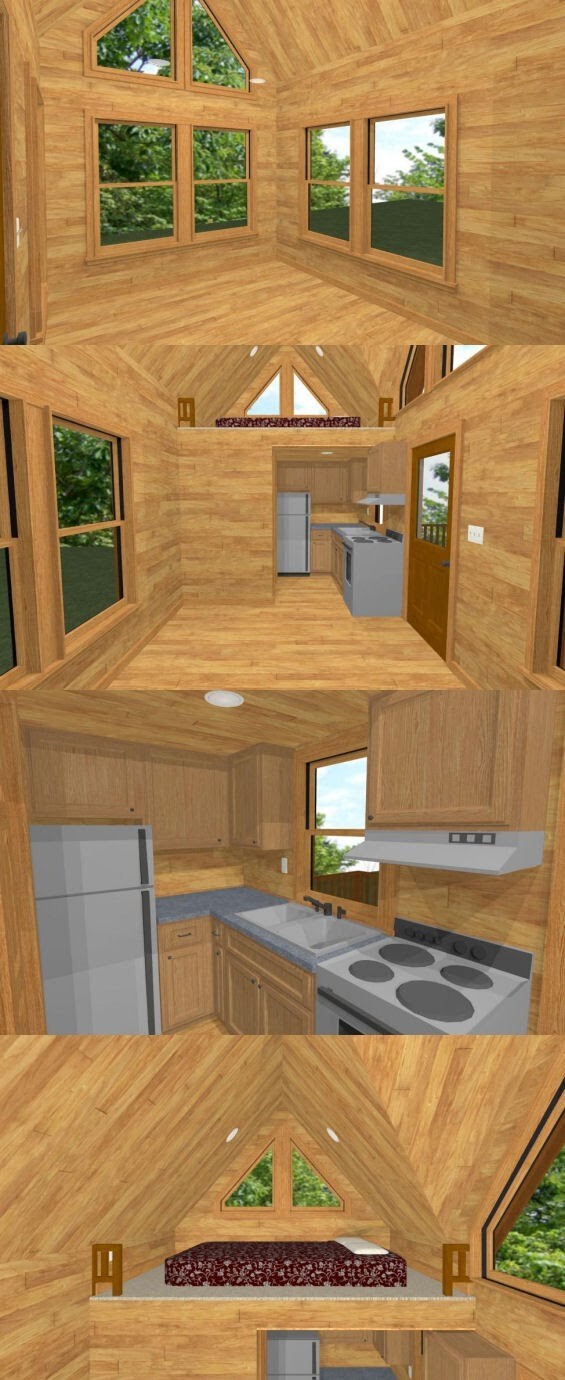 20×10 Tiny House — 266 sq ft — PDF Floor Plan — Model 1