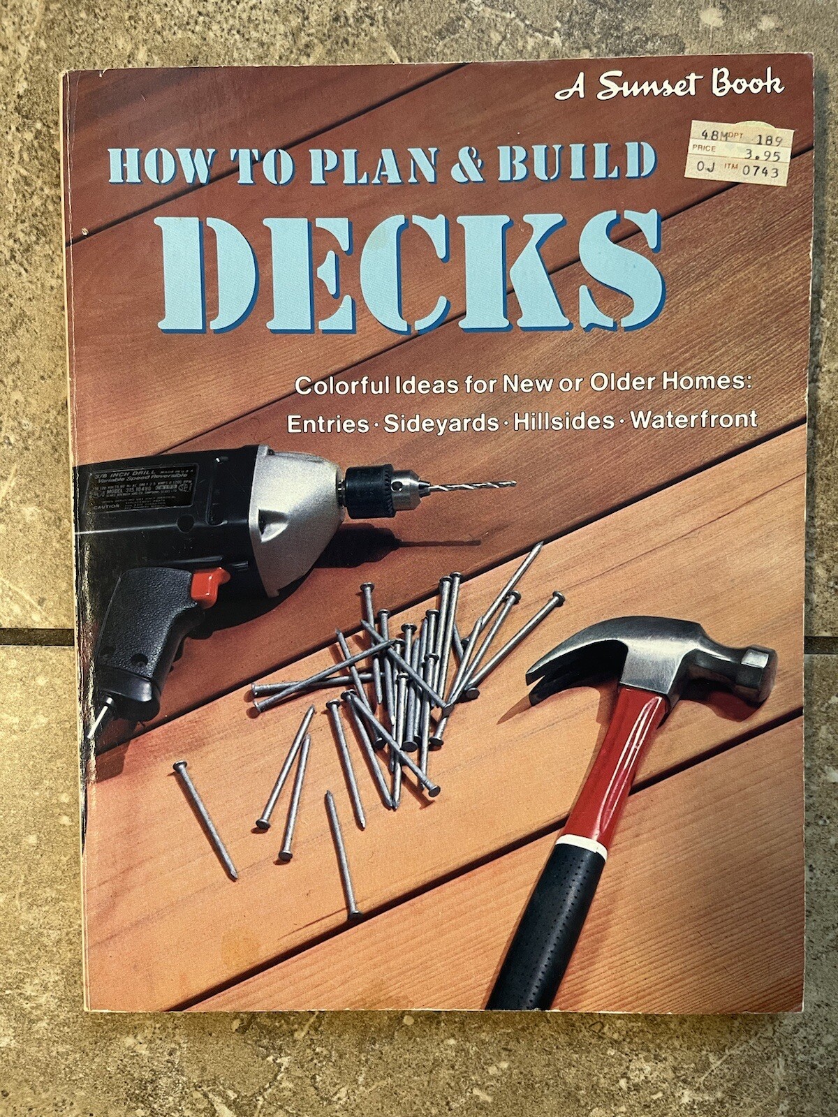 LOT of 4-Sunset Books- Furniture Finishing/Deck + Patio Building/Hot tubs (80s)