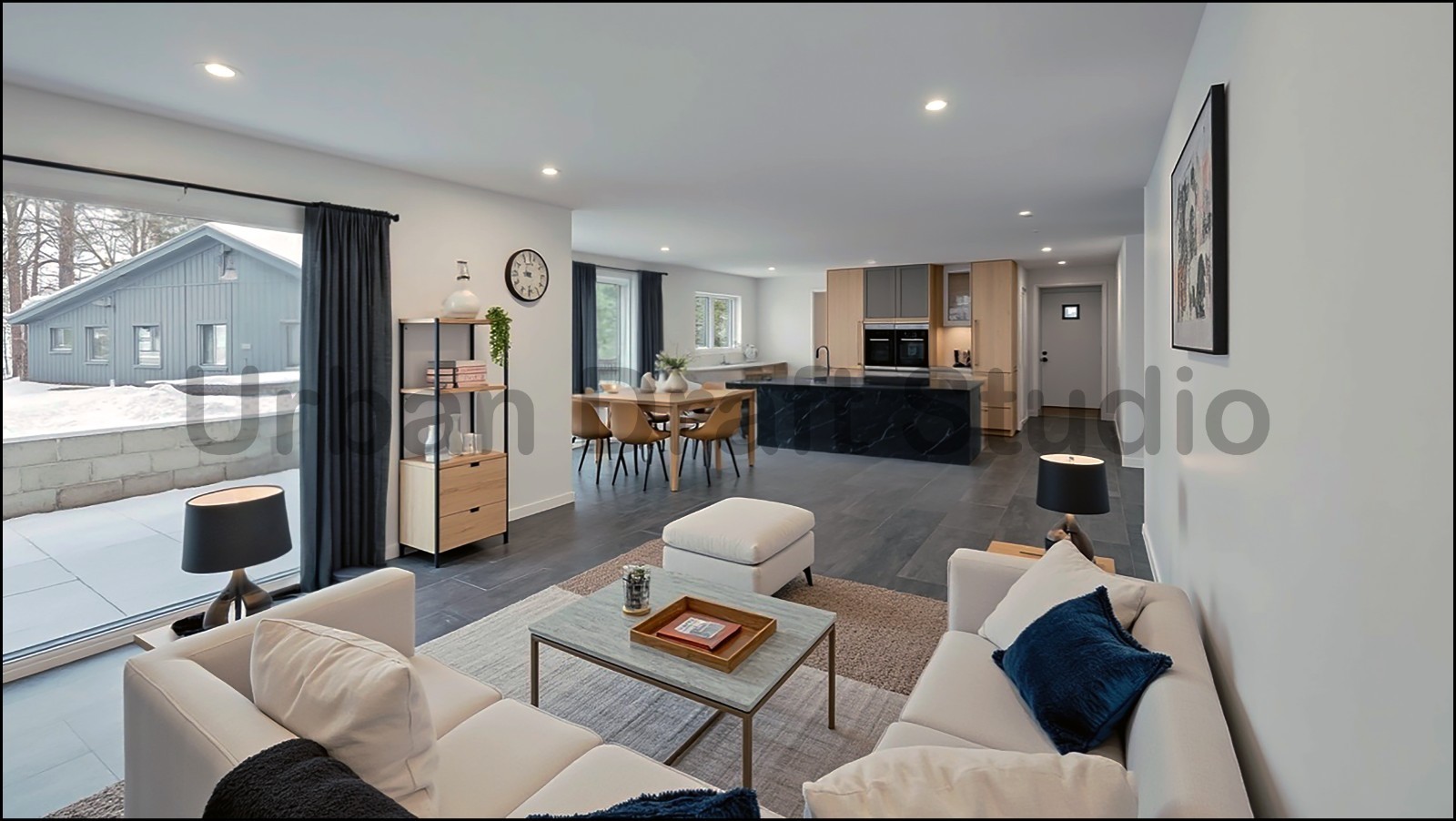 2 Bedroom, 1.5 Bath. 2 Car garage, (1600-SF) Concept house design: PDF DOWNLOAD
