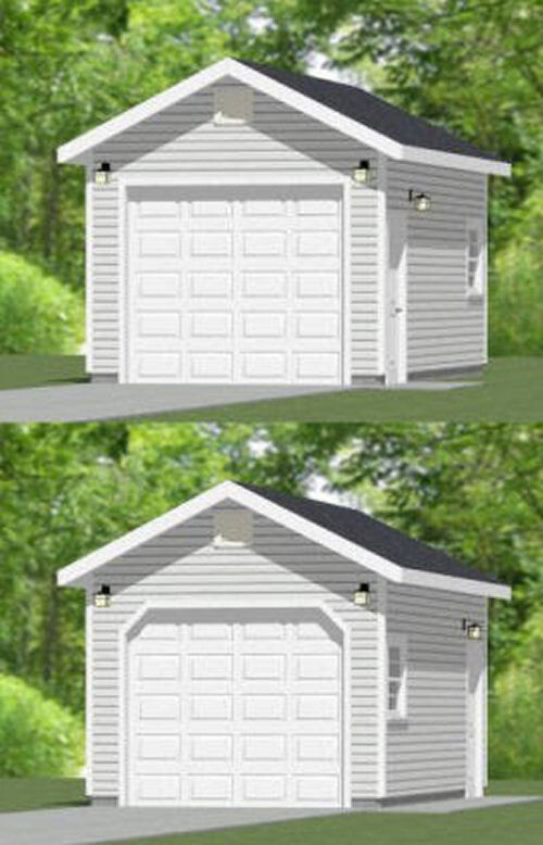 12×20 1-Car Garage — 240 sq ft — PDF Floor Plan — Model 1