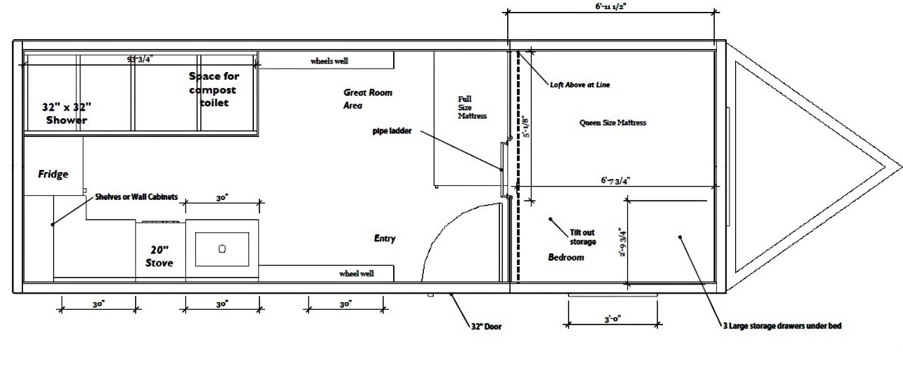 Tiny House Trailer Plans-Mobile House Blueprints