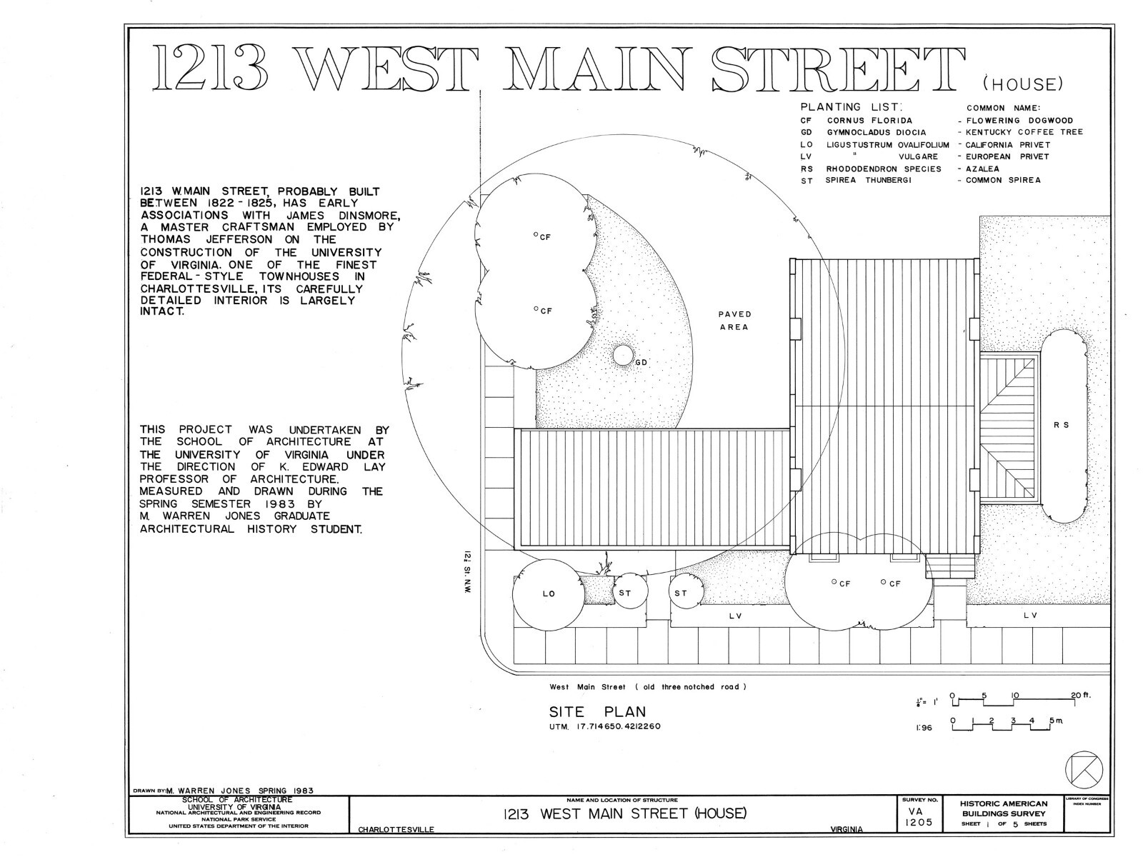 American Colonial Brick Townhouse, traditional narrow lot home, printed plans
