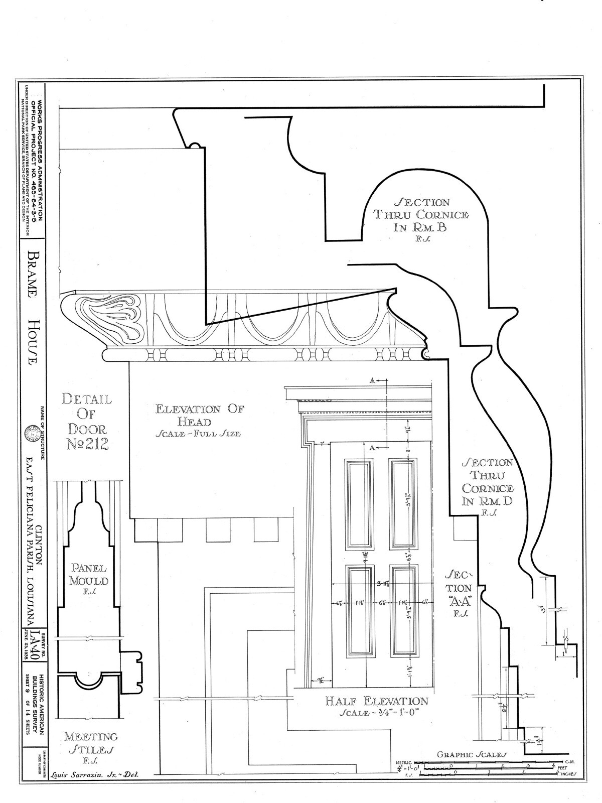Architectural House Plans, Southern Style Antebellum country home w/ cottage