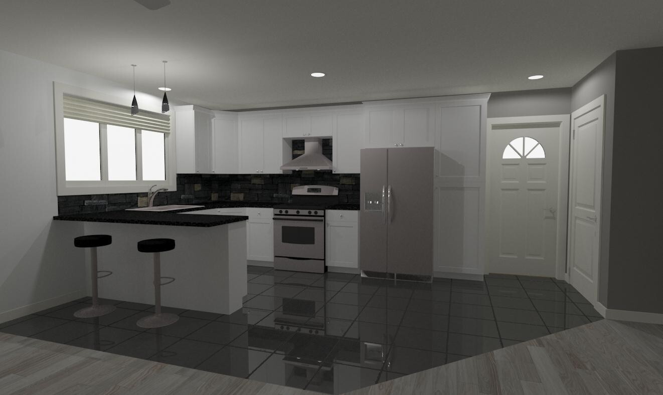 Custom 1 Bedroom 1 Bath 2 Story Garage/Workshop House Plans 784 sqft Plan #2193