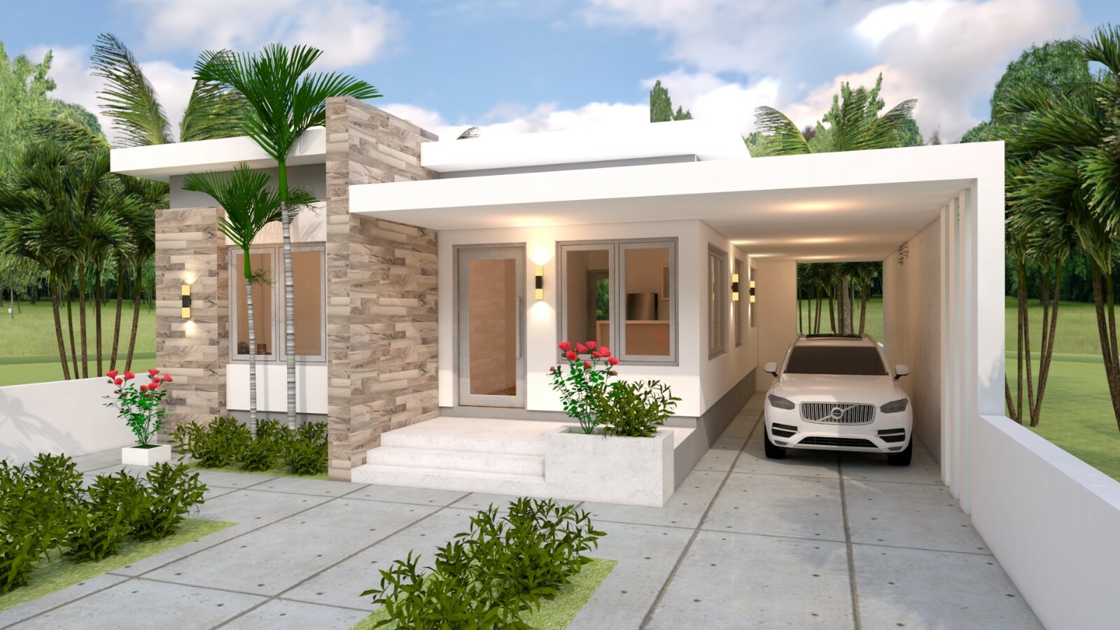 33×43 Feet House Design 10×13 Meter 3 Beds PDF Full Plan (A4 Hard Copy)