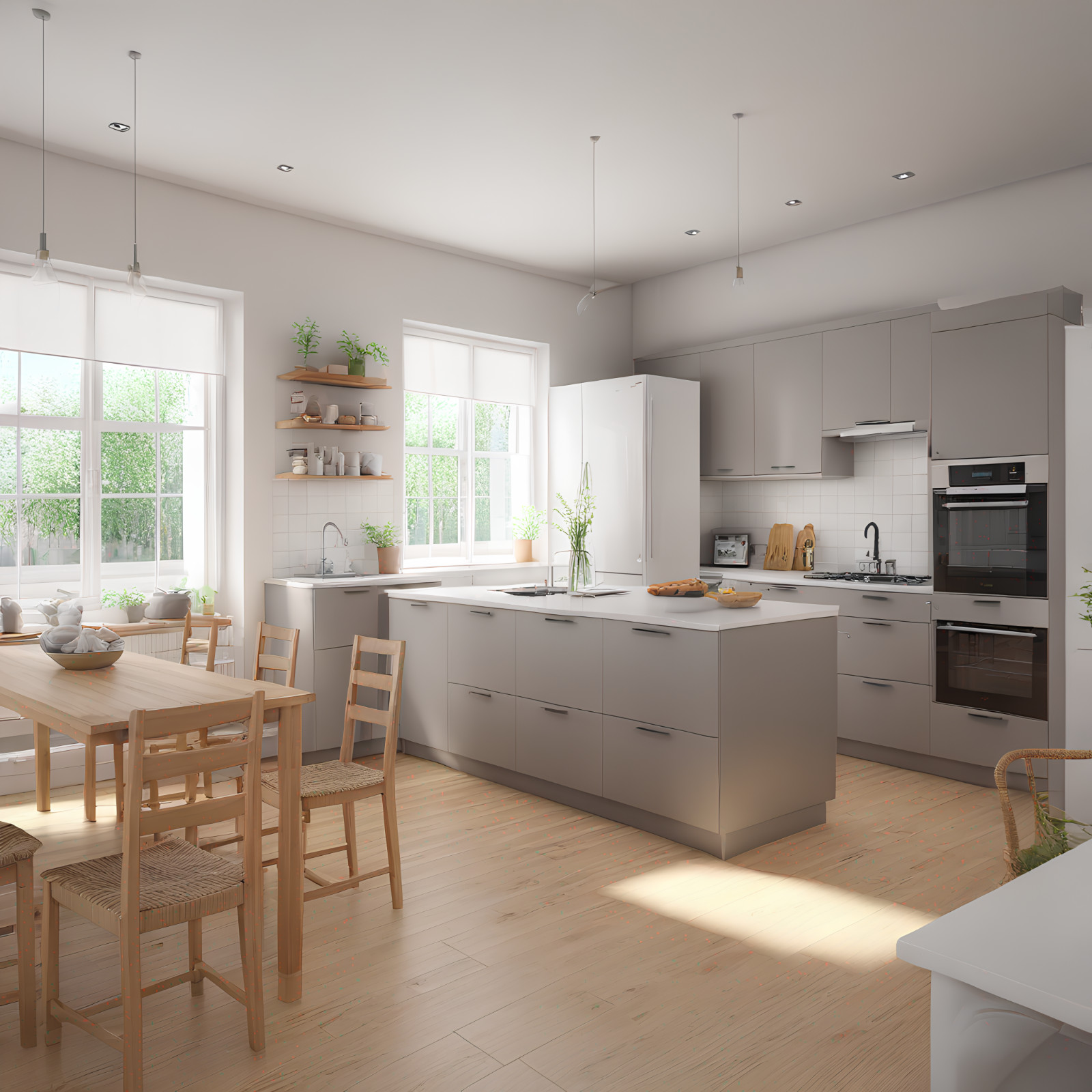 39’x49’ 3 Bed, 2 Bath Charming Single-Story House Architectural Build Plans PDF.
