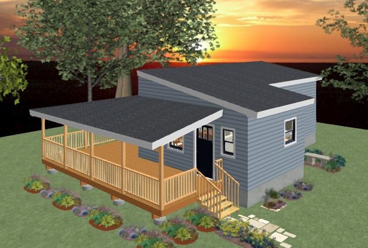 Tiny House Blueprints Plans 495 SQFT