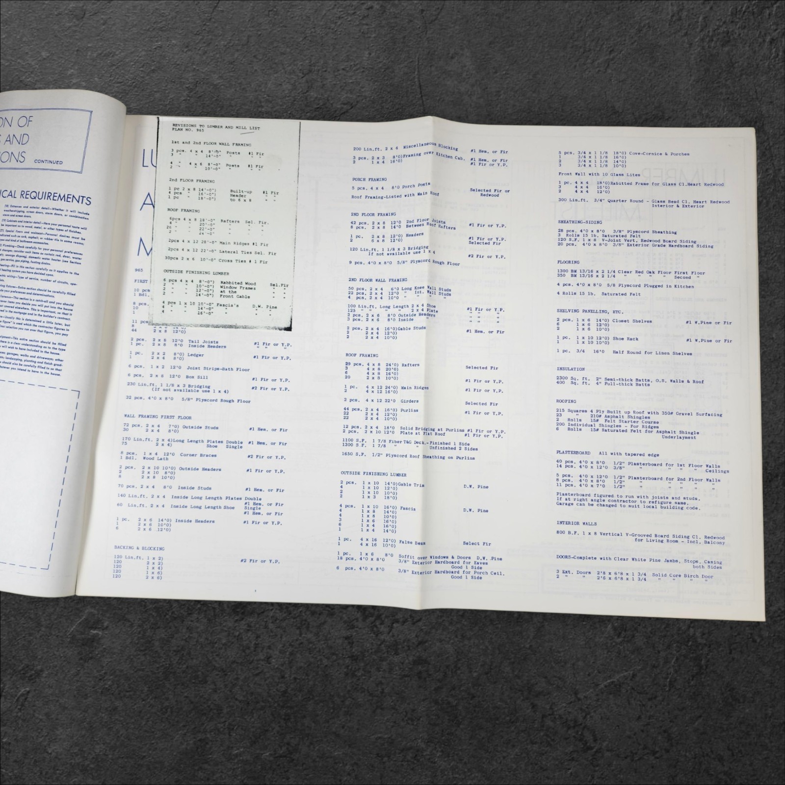 Vintage 1979 Matern Design 965 Blueprints 11-Page Solar Energy Edition Rare
