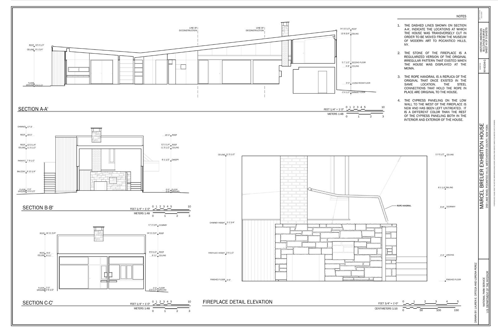 Timeless Midcentury Modern home design by Marcel Breuer, 3 bedrooms, open plan