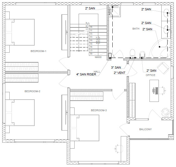 72’x42’ 3 Beds, 2 Baths Elegant Cottage Architectural Build Plans PDF Download.