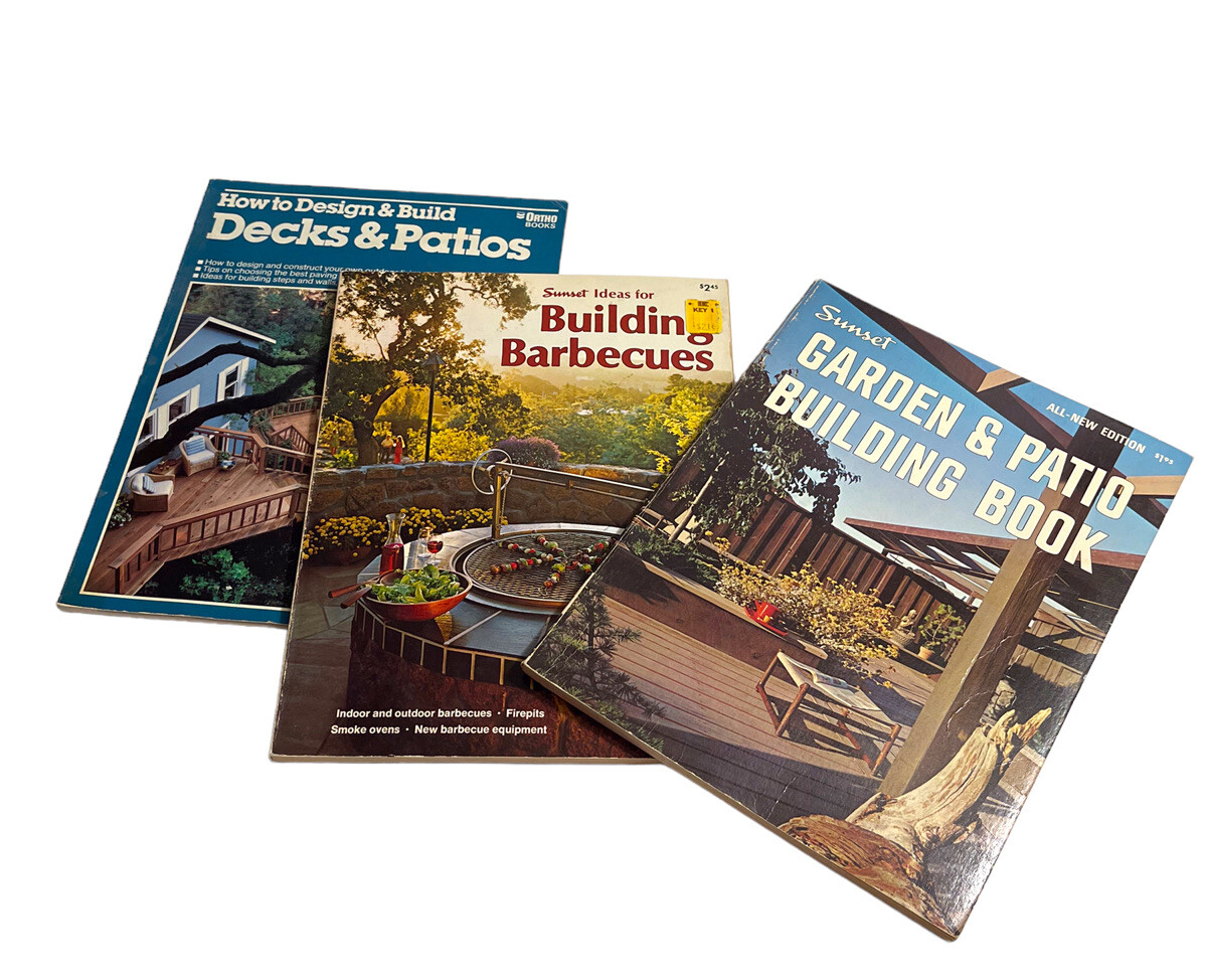 decks & patios; building barbeques; garden & patio building books