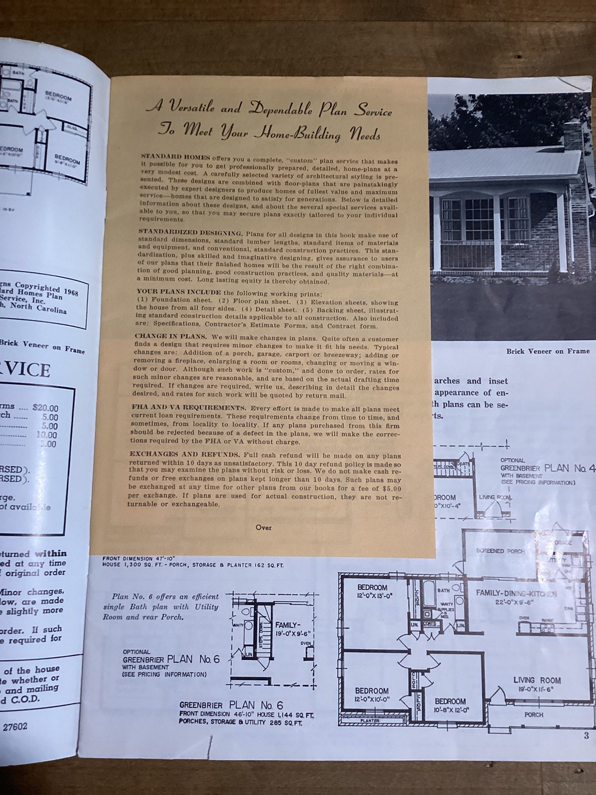 Vintage : HOUSE PLANS “Homes of Comfort” C-86 @ Southern UNITED STATES