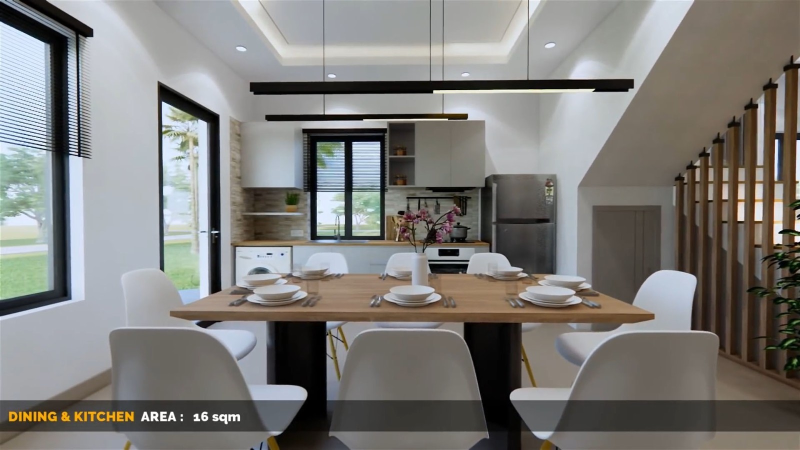 28×33 feet House Plan 8.5×10 meter 4 Beds 2 Baths PDF, CAD Files &A4 Hard Copy