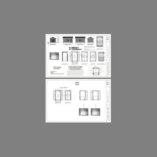 12×20 1-Car Garage — 240 sq ft — PDF Floor Plan — Model 1
