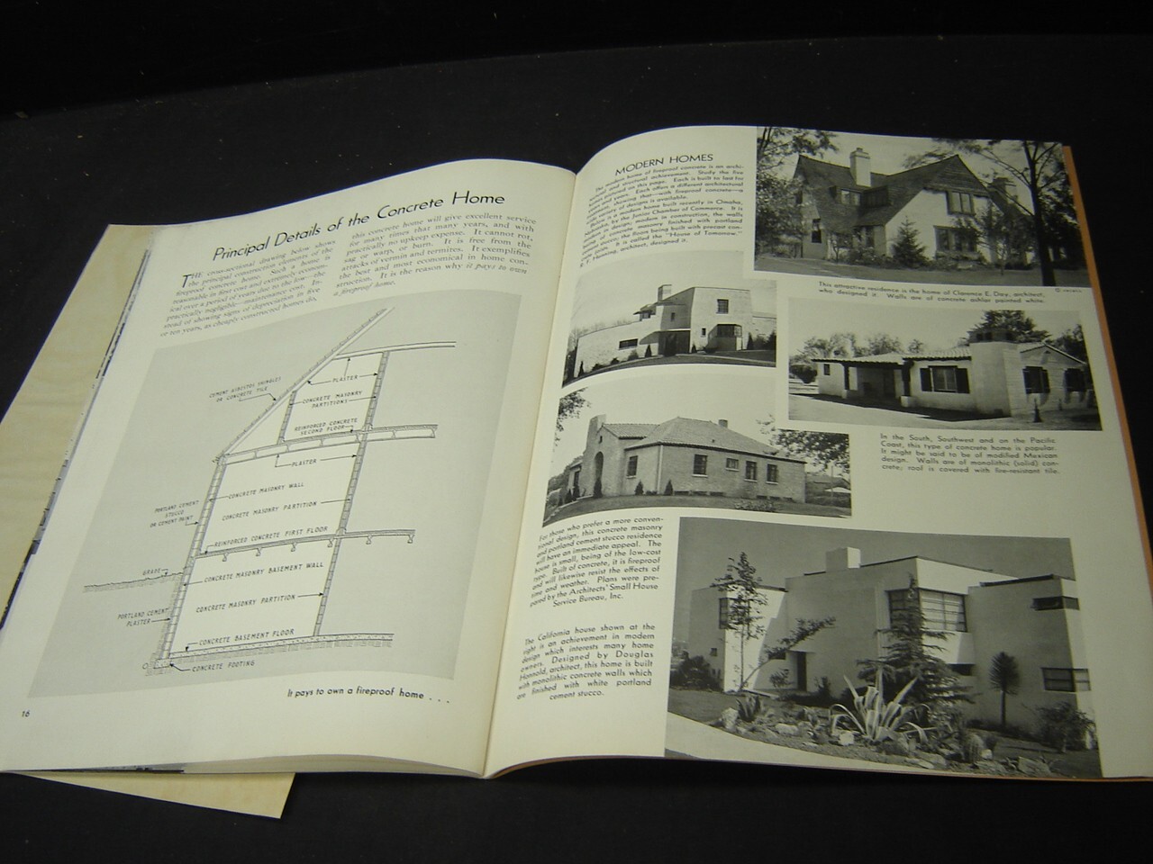 Here’s How Its Built Portland Cement Concrete Home Brochure 1934