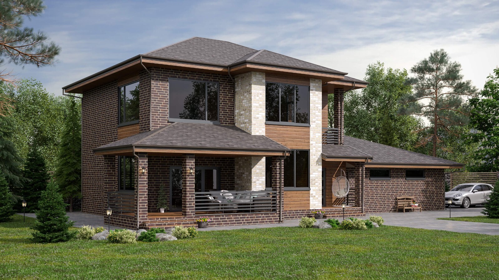 72’x42’ 3 Beds, 2 Baths Elegant Cottage Architectural Build Plans PDF Download.