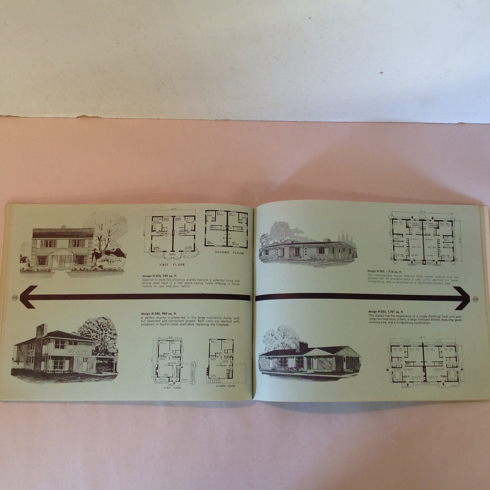 Vintage 1950’s-60’s The Detroit News Parade of Homes 92 Home Designs Booklet MI