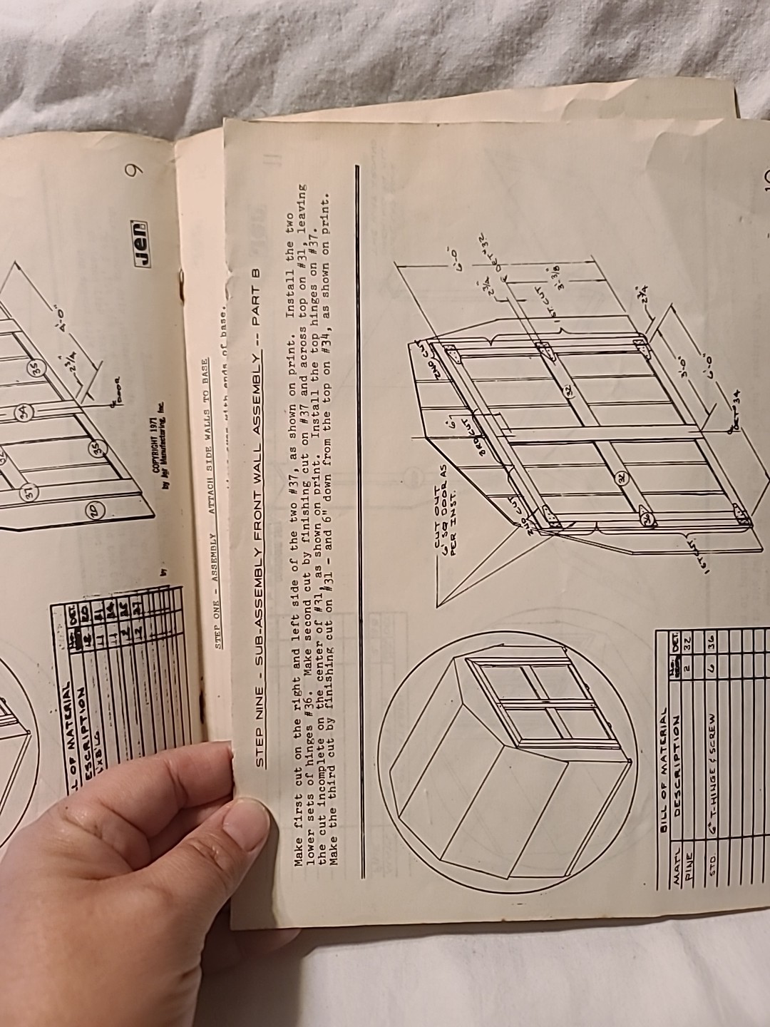 ‘Lil’ Red Barn Building Plan Brochure By Wood Yard Buildings 1971