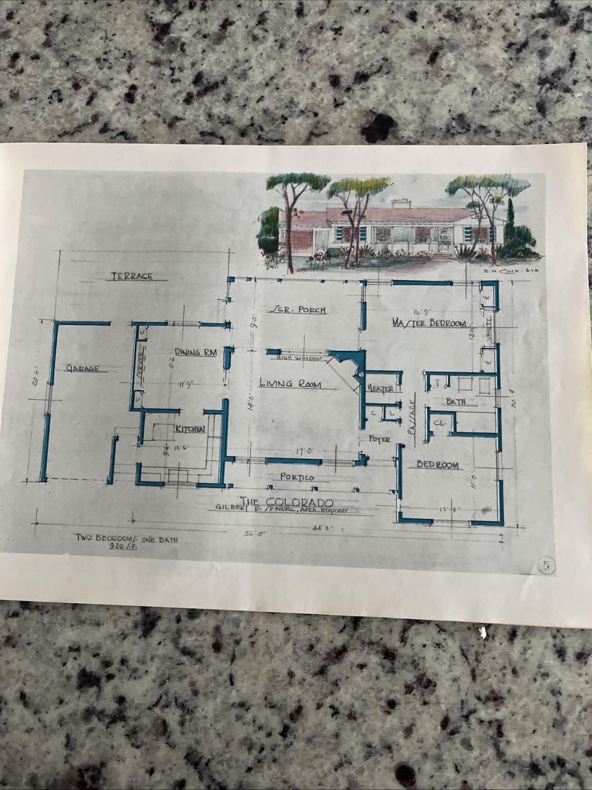 Vintage 1945 Future Homes Co Home Plan Catalog MCM Ranchers 50 Colorful Drawings